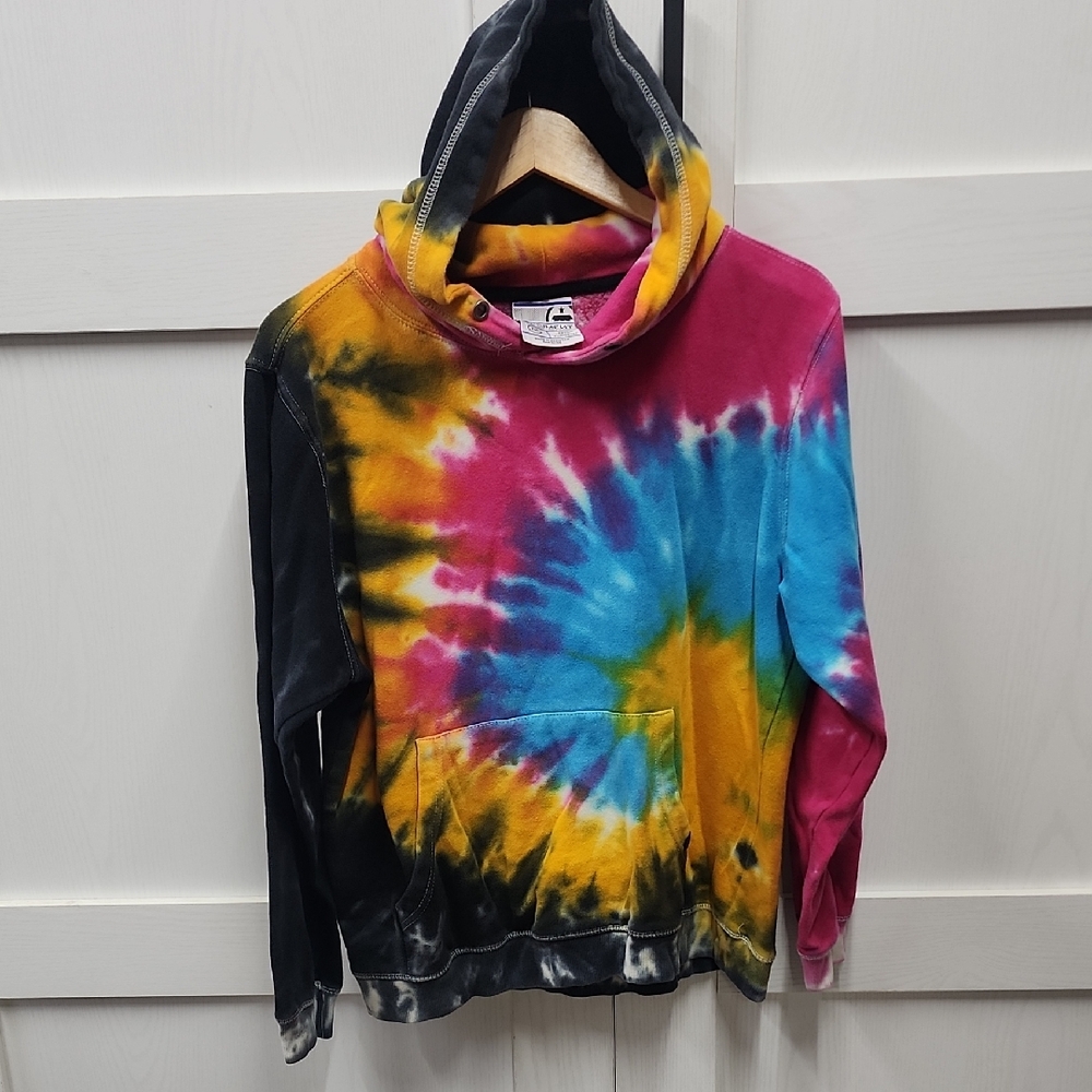 Colorful Tie-Dye Women's Hoodie
